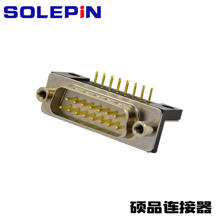 D-SUB Single Row 26P Male Connector with Screw