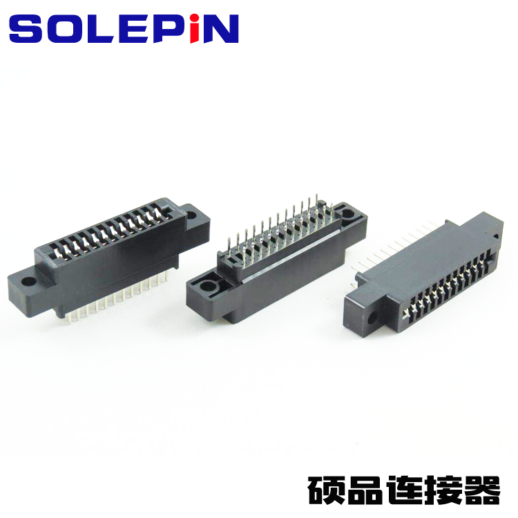 2.54mm Card Edge Slot Connector with Screw