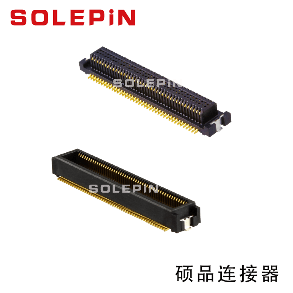 0.5mm Pitch TE板对板连接器 合高5/8mm PIN 10-120