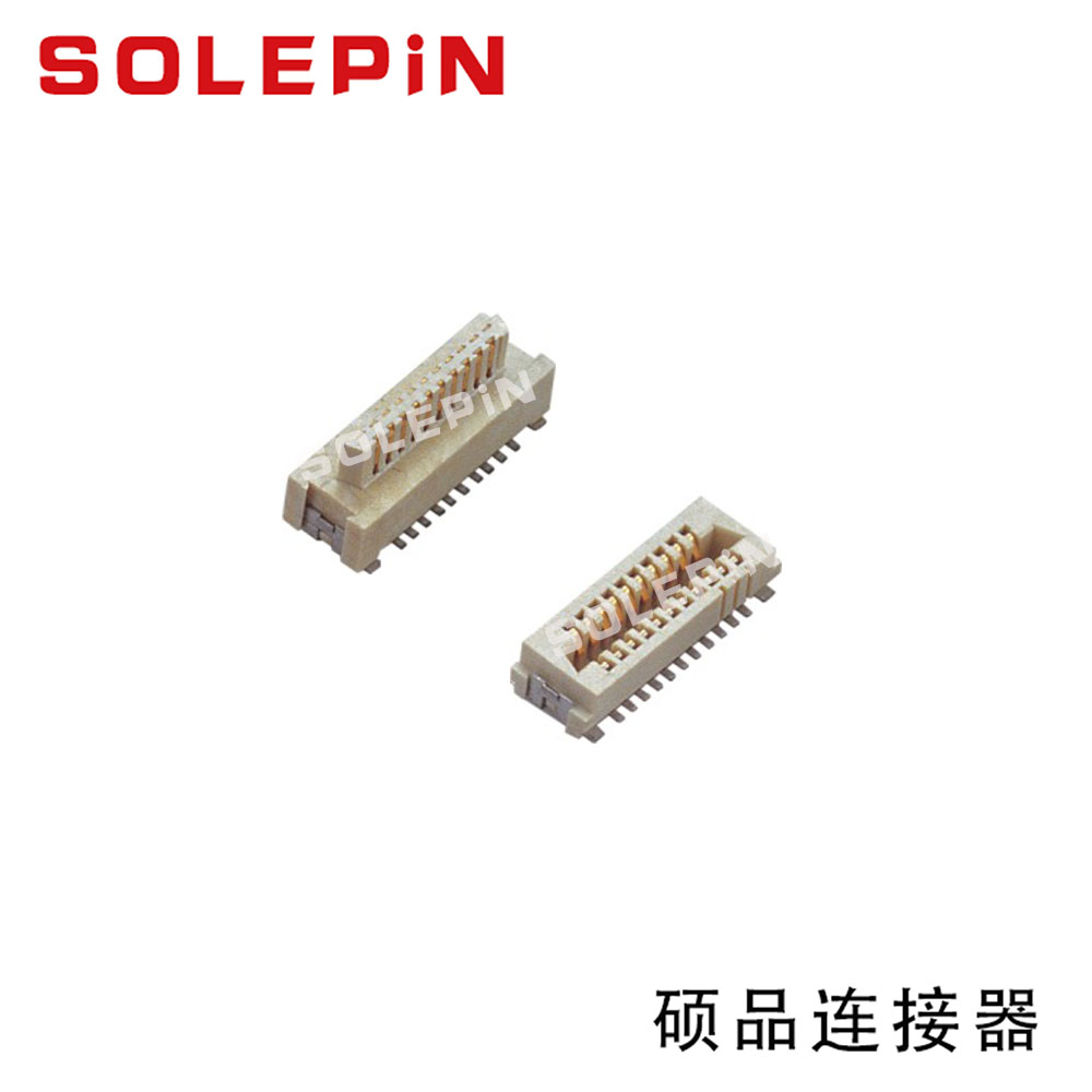 1.0mm 单槽板对板连接器  66D3 合高10mm PIN 20-60