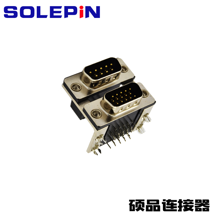 Dual-layer D-SUB 9P Male to 15P Male