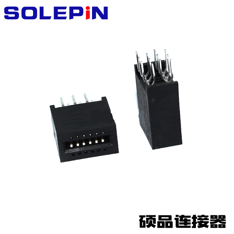 1.27mm 12P Card Edge Slot Straight Connector