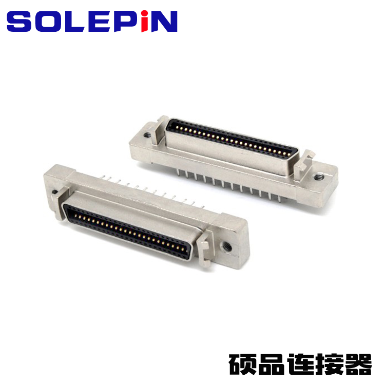 SCSI 20P Straight Type Insertion PCB Connector