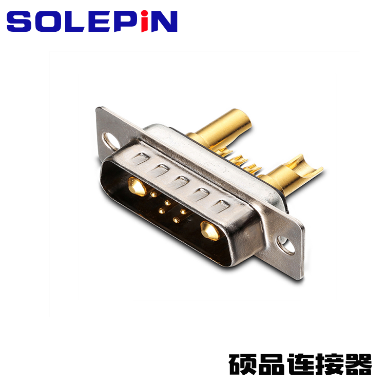 7V2 Soldering High-current Male D-SUB Connector