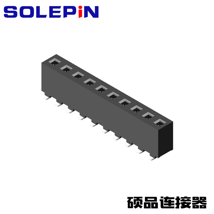 Female Header 3.96mm H=8.89mm 1 Row SMT Type