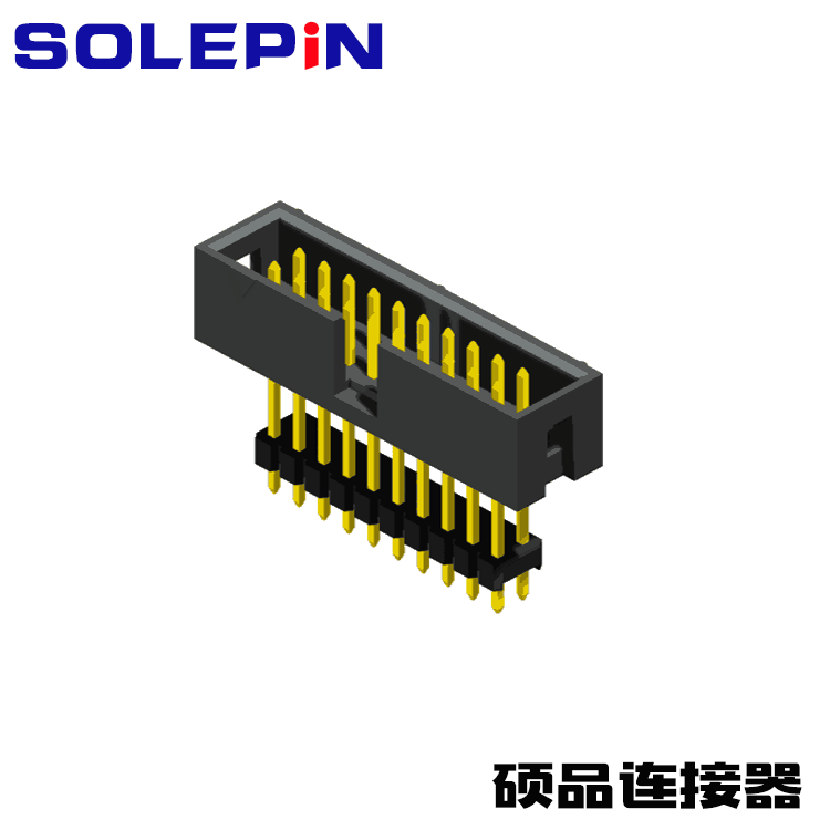 Box Header 2.54mm Elevated SMT Straight Type