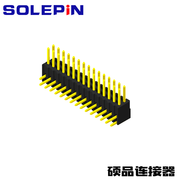 Pin Header 2.54mm H=7.4mm Right Angle Type
