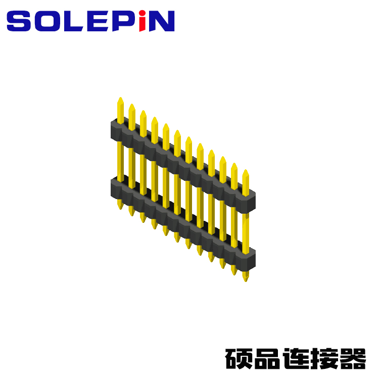 Pin Header 1.0mm 1 Row H=1.0mm Stack Straight Type