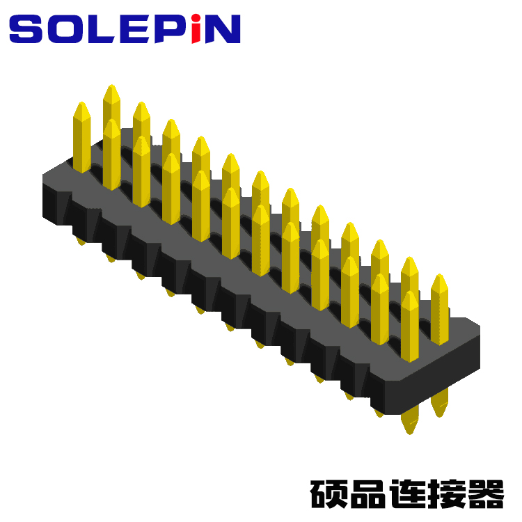 Pin Header 1.0mm 2 Row H=1.0,1.5mm Straight Type