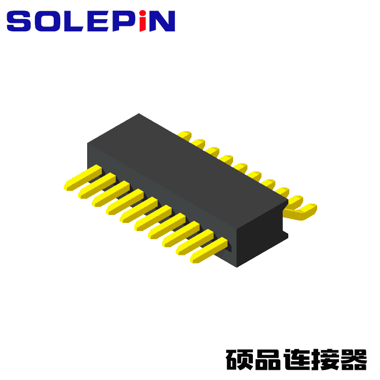 Pin Header 1.0mm H=3.7mm SMT RA Type