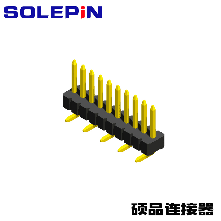 Pin Header 1.27mm H=1.0,1.5,2.0,2.5mm SMT Type
